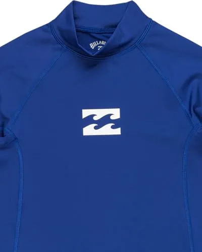 Billabong Waves All Day rash guard bambino blu UPF50+