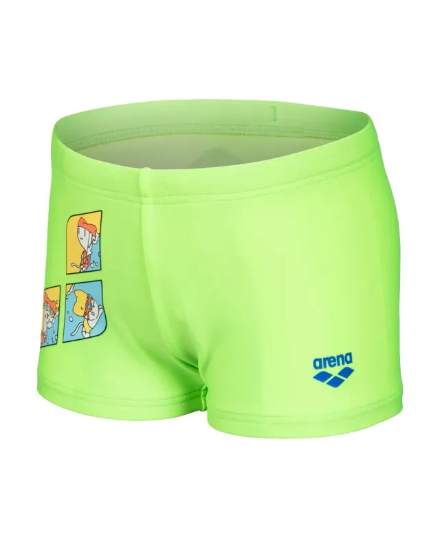 Arena Training Kids Short pantaloncino bimbo soft green riciclato