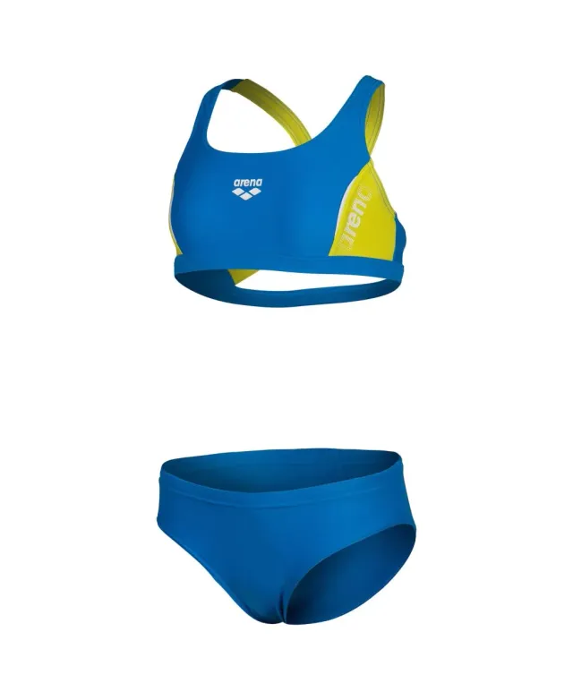 Arena Thrice Jr costume due pezzi bimba nero-corallo