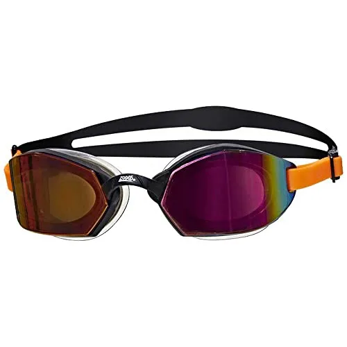 Zoggs Ultima Air occhialini nuoto Nero Grigio Specchio