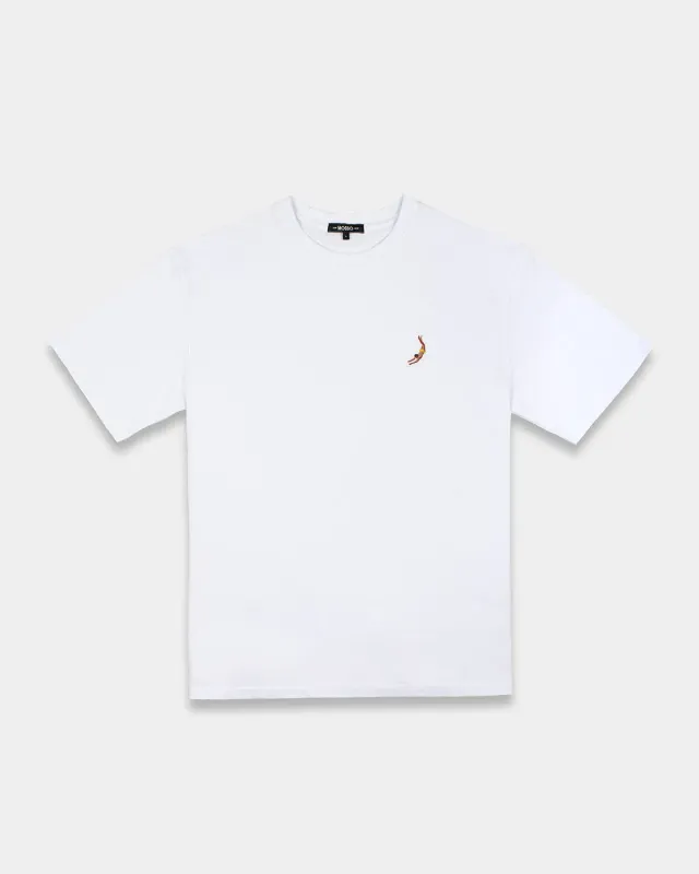 Mosso Sunwear t-shirt uomo bianca slogan cotone