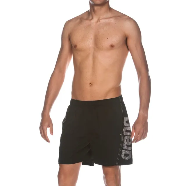 Arena Logo boxer mare uomo nero black-white asciugatura rapida