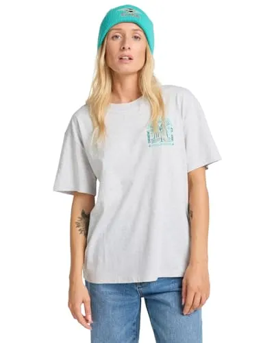 Billabong Always Looking T-Shirt Donna S Grigio Chiaro