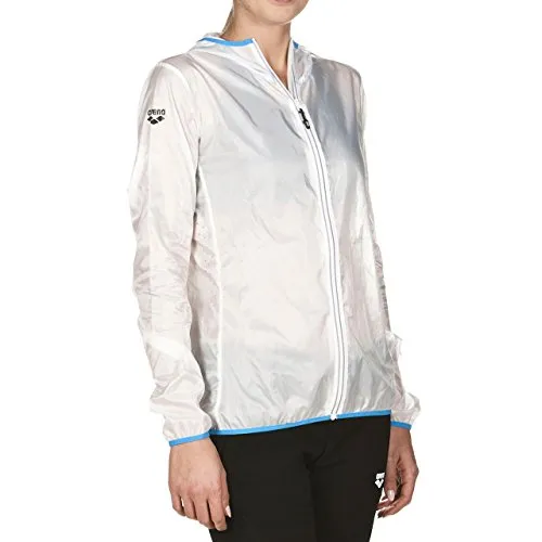 Arena Run Windbreaker Giacca Antivento Donna Bianca