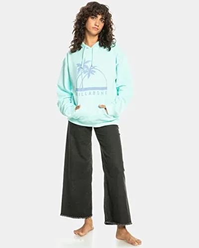 Billabong Palm Isle Hoodi felpa donna L cappuccio