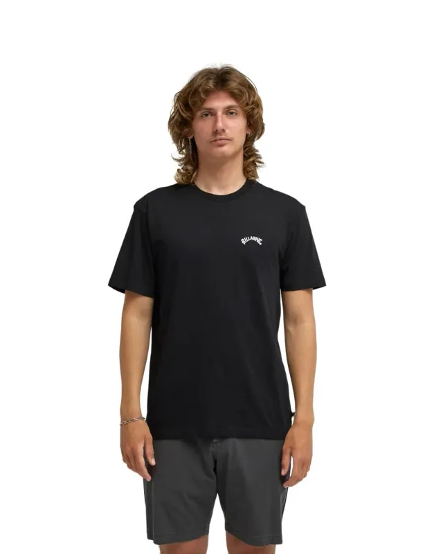 Billabong Arch Crew SS T-Shirt Uomo Cotone Bianco
